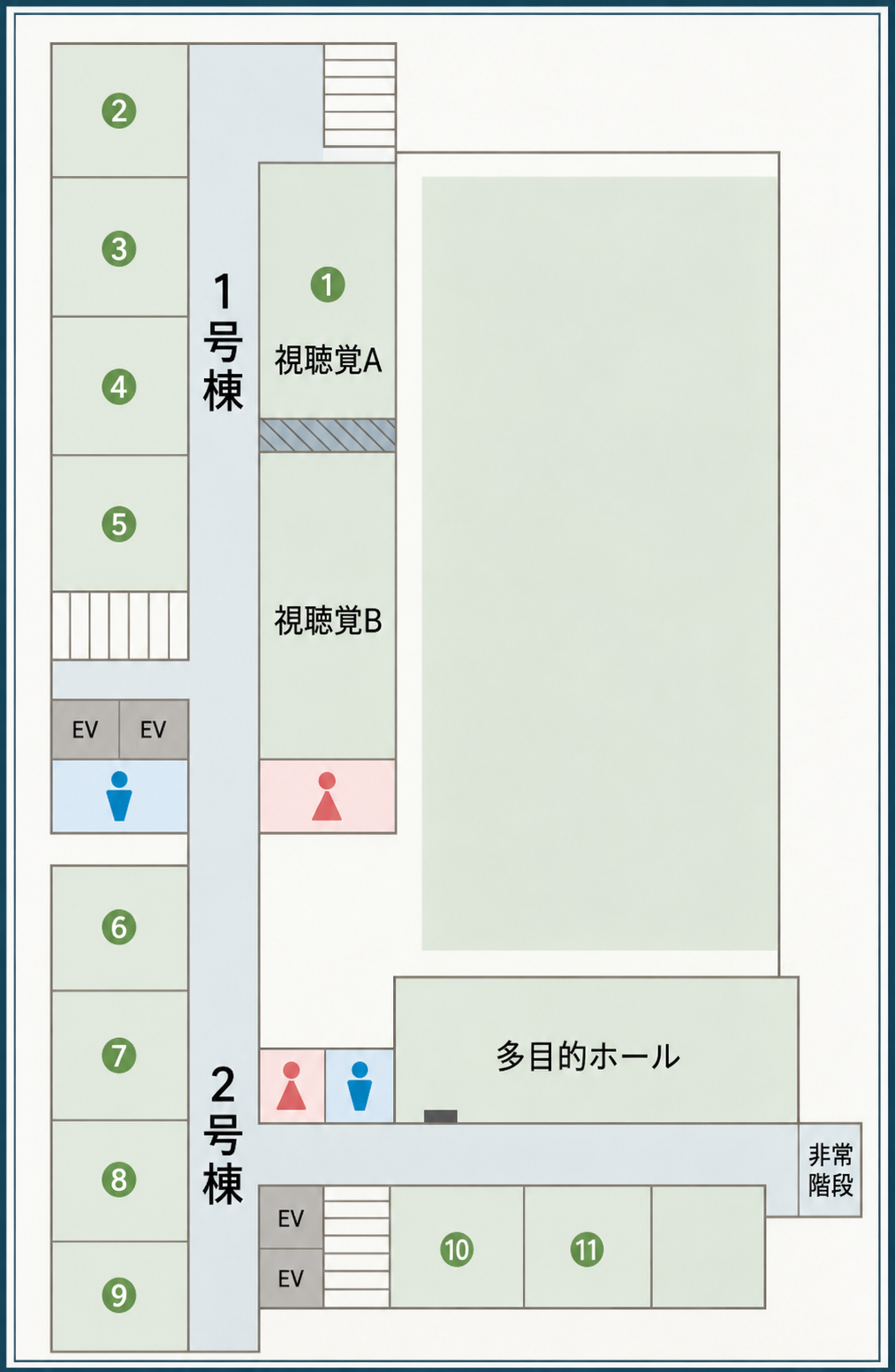 学校案内図 3階