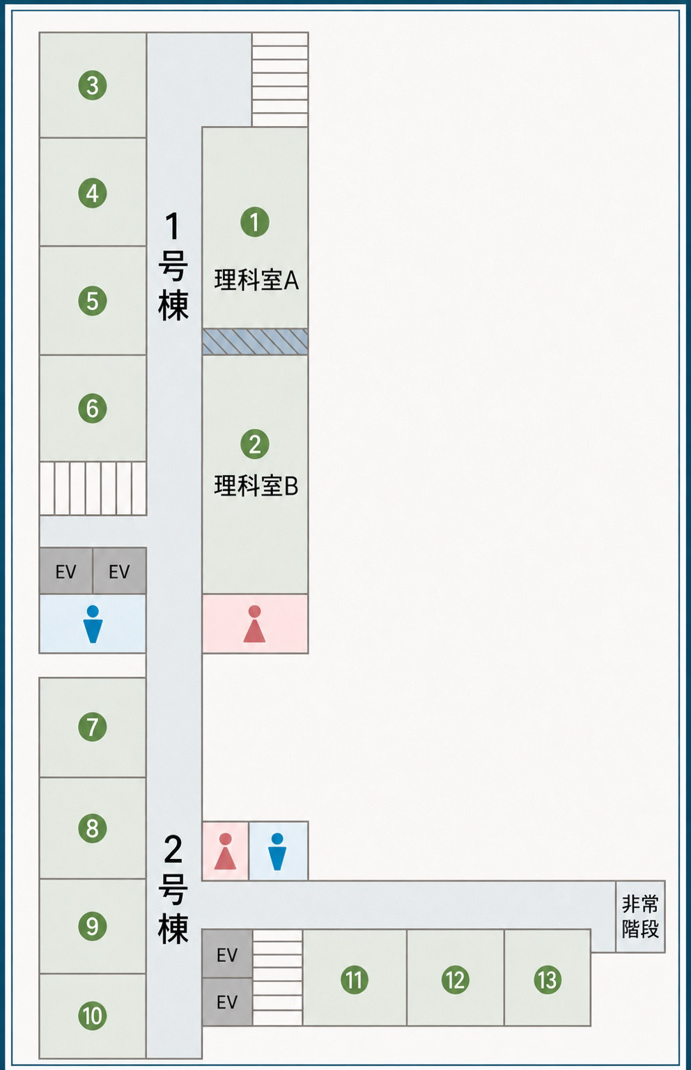学校案内図 5階